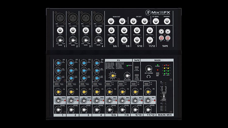 Mackie MIX12FX 混音器-原廠公司貨