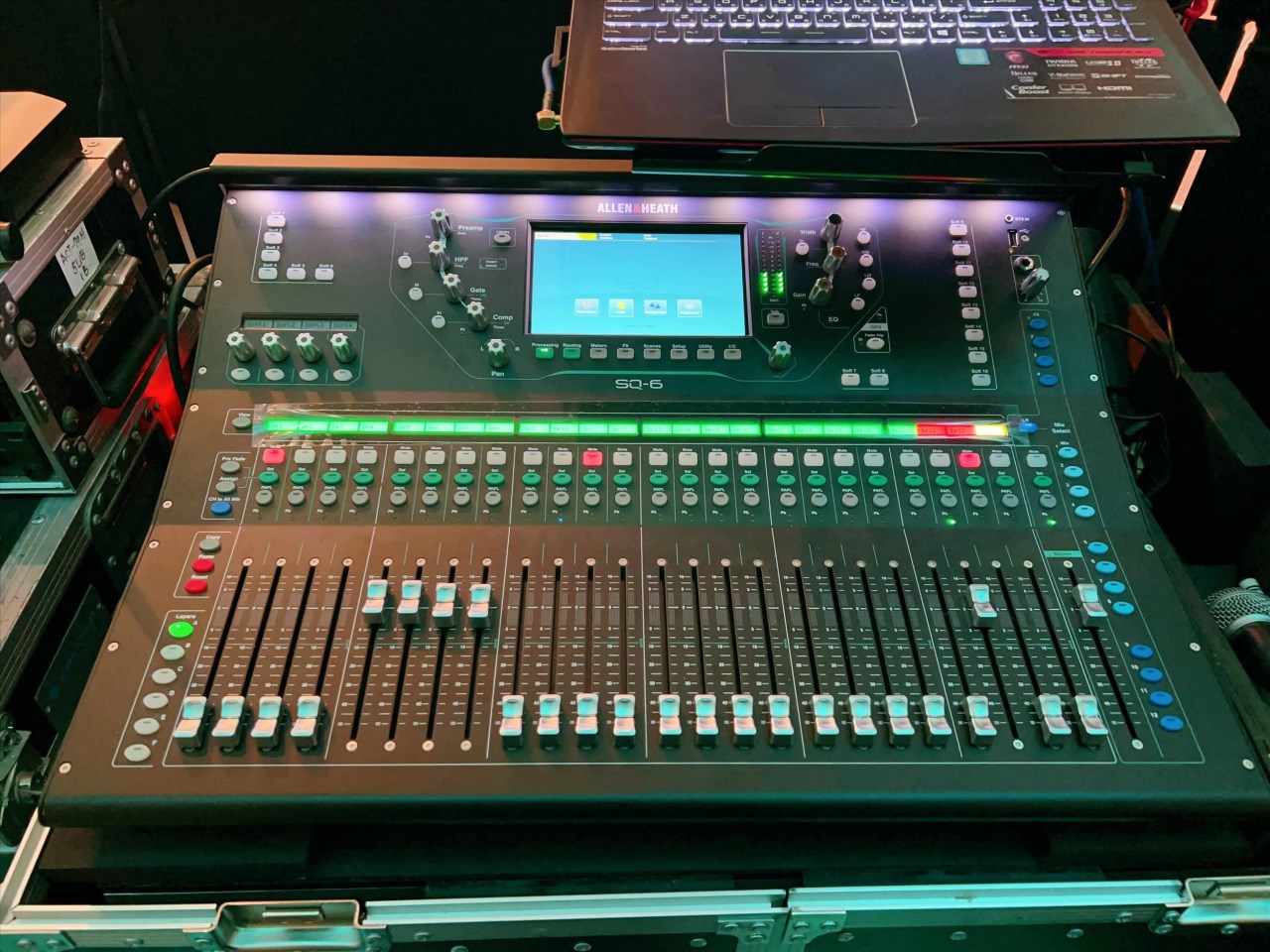 器材出租-ALLEN&HEATH-SQ6 數位混音器出租(非販售)-日租$5000/24h /多日優惠另洽