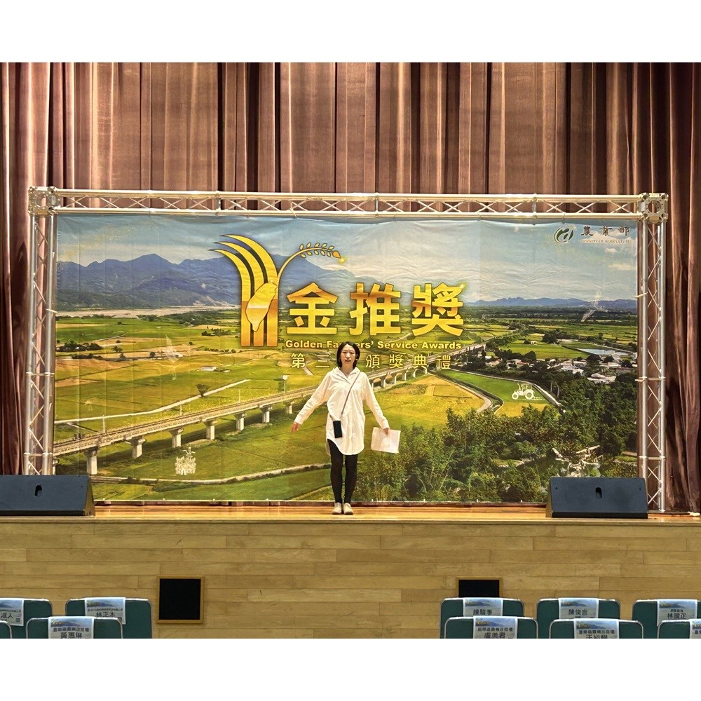 器材出租-TRUSS結構300x600範例+大圖輸出施工安裝(非販售)-依造尺寸及距離報價/多日優惠另洽