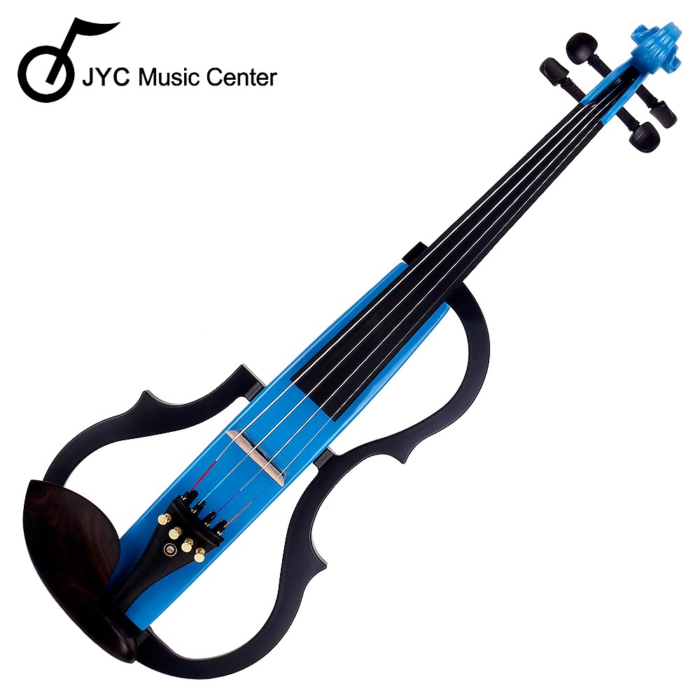 JYC Musuc嚴選SV-100 plus豪華版靜音提琴-進階款拾音/藍色/雙輸出/三段EQ/原廠六好禮/原廠公司貨