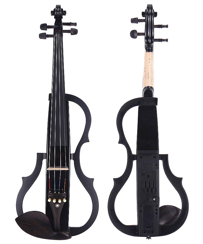 JYC Musuc嚴選SV-100 plus豪華版靜音提琴-進階款拾音器/5色任選/雙輸出/三段EQ/原廠六好禮/原廠公司貨
