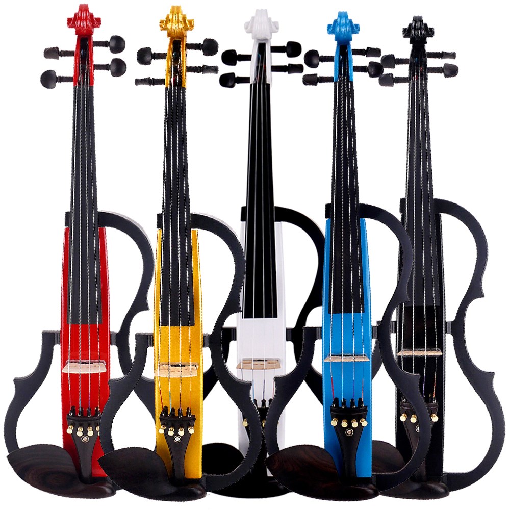 JYC Musuc嚴選SV-100 plus豪華版靜音提琴-進階款拾音器/5色任選/雙輸出/三段EQ/原廠六好禮/原廠公司貨