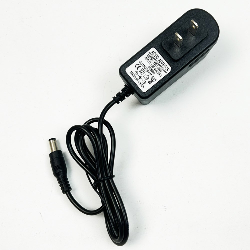 庫存品出清-AC/DC ADAPTOR變壓器-輸出9V0.3A/輸入100-240vac/50-60Hz 適用