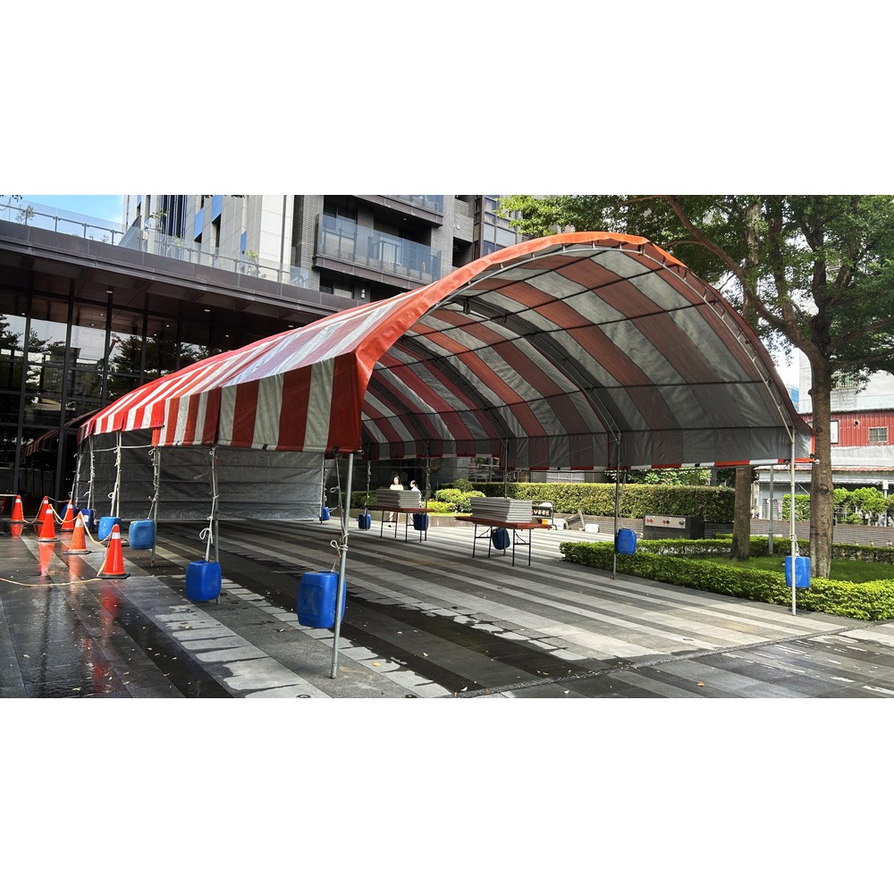 器材出租-接龍帳篷出租(非販售)-依施工難易度及距離報價