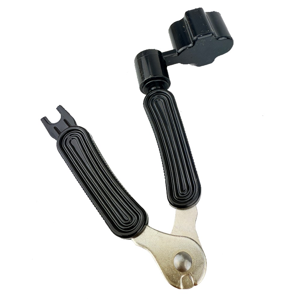 JYC Music 木吉他配件套裝組-黑色D-05 拔弦釘/剪弦/轉弦/滾輪式移調夾/彈片盒PICK組