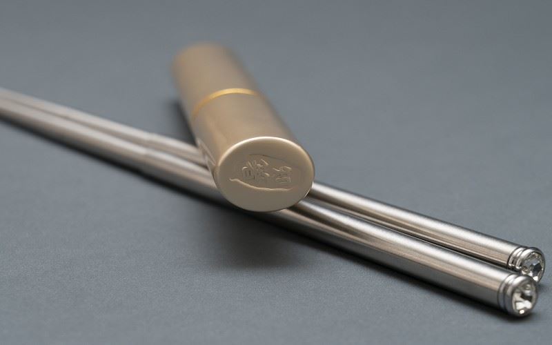 環保筷,新型不鏽鋼組合筷(2節)