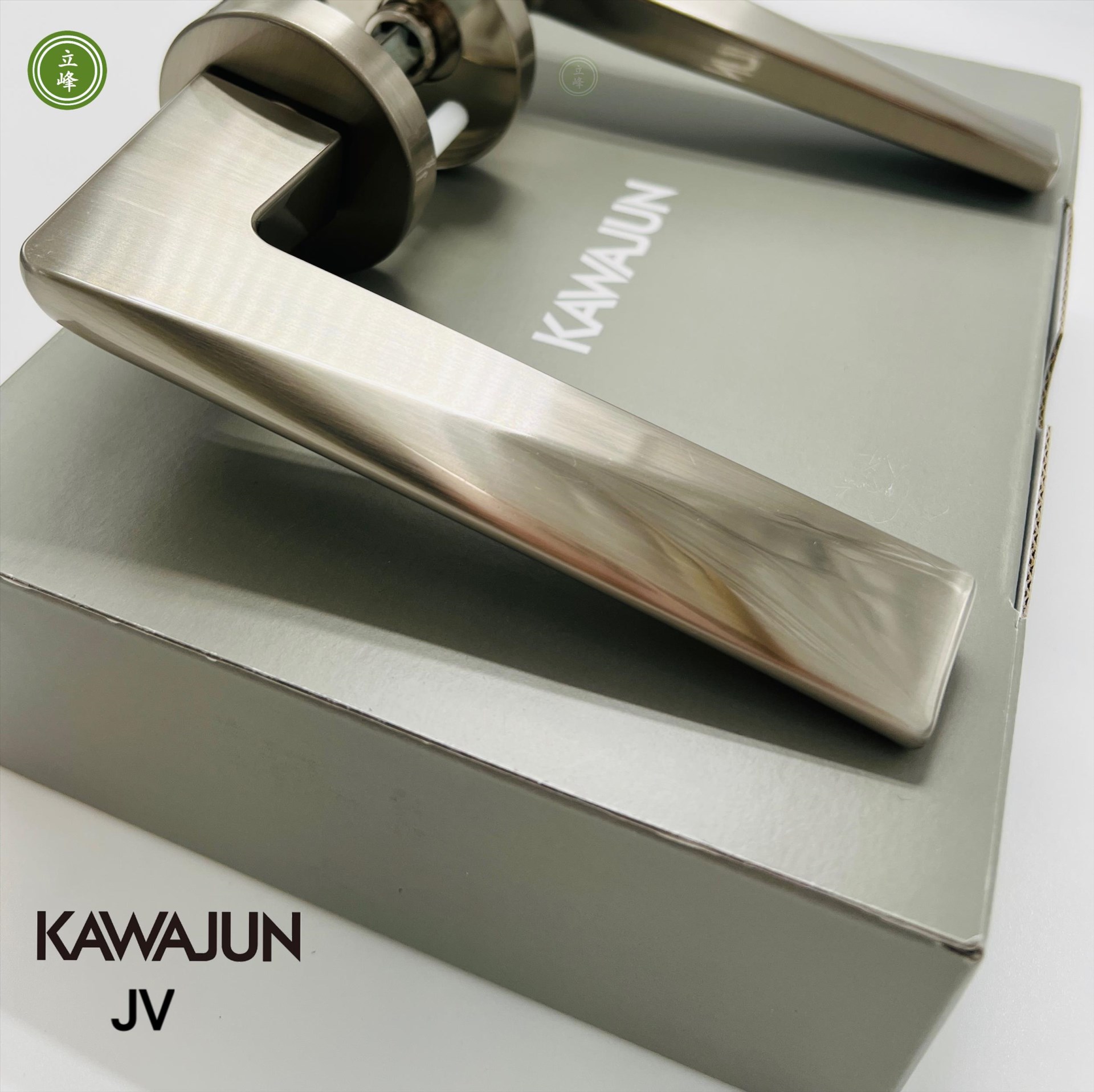 KAWAJUN-JV-霧銀色 水平門鎖