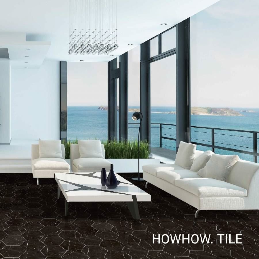 西班牙進口 慕尼黑銀狐六角六角磚（22.5*25.9cm)*JY212