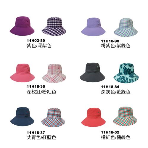 【Mountneer】山林休閒 MIT 日式格紋抗UV防曬雙面戴漁夫帽 遮陽帽 登山 露營 防紫外線 舒適透氣 戶外裝備