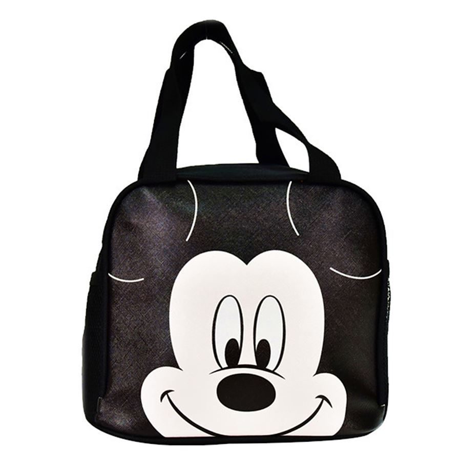 Disney 迪士尼 系列 ~ Mickey Mouse 米奇. MINNIE米妮 .維尼. 史迪奇大臉 午餐袋 .手提袋 .便當袋 4款 4721005010417    
