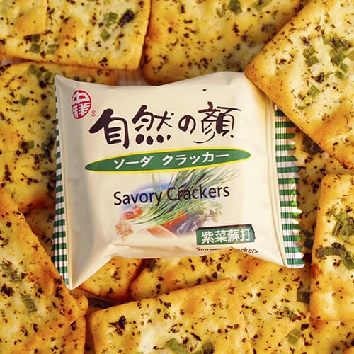 中祥-自然の顏紫菜蘇打餅(量販包)280g