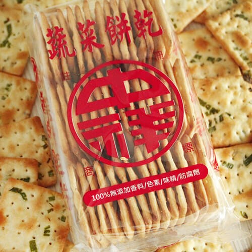 中祥蔬菜蘇打餅乾135g