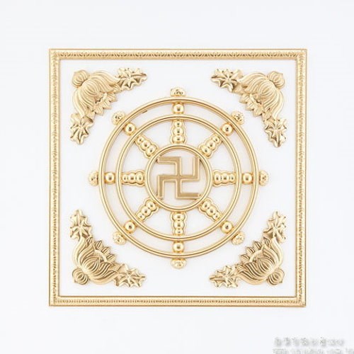 法輪(白底)