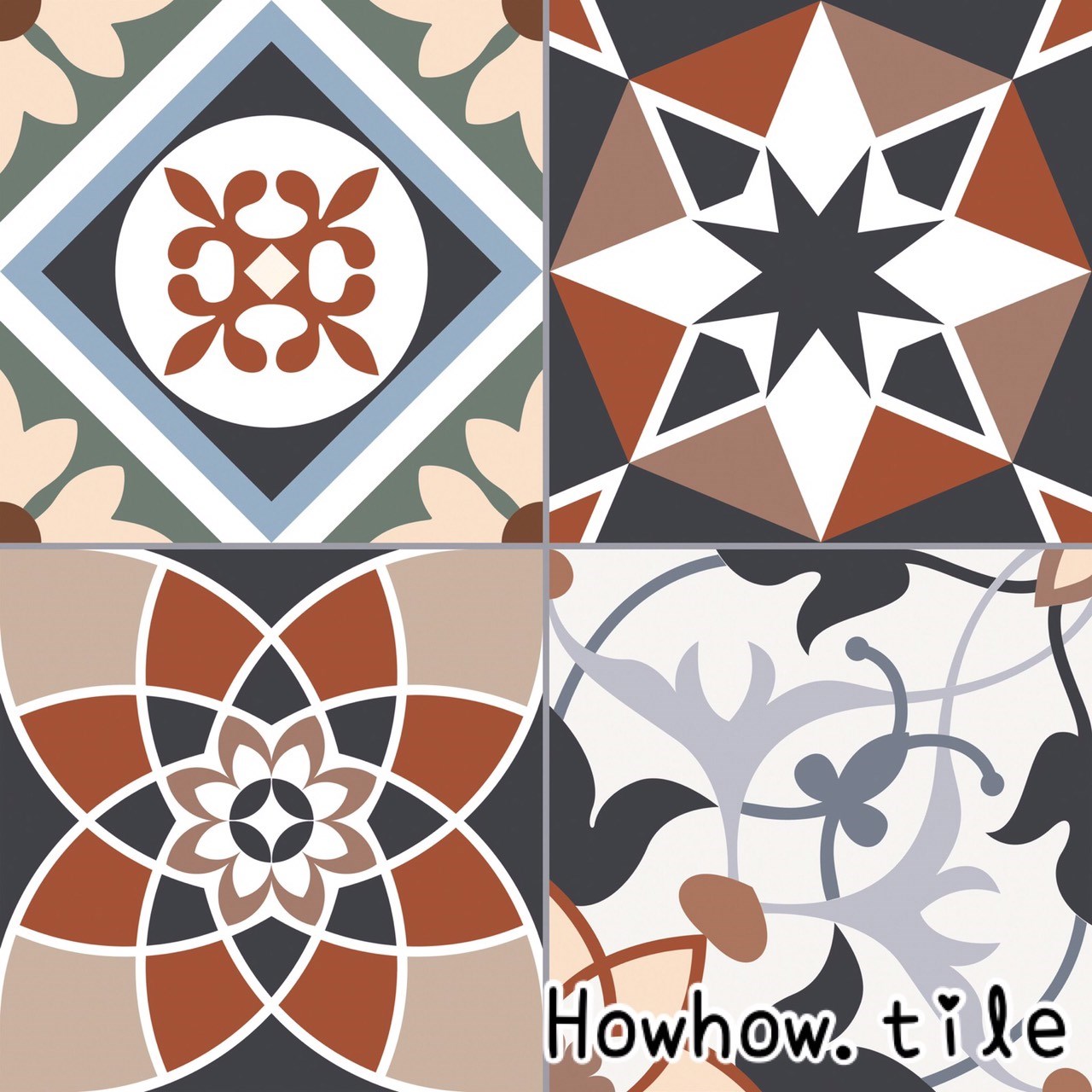 國產經典花磚(尺寸30*30)WM320