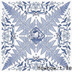 國產青花瓷花磚（30*30cm)