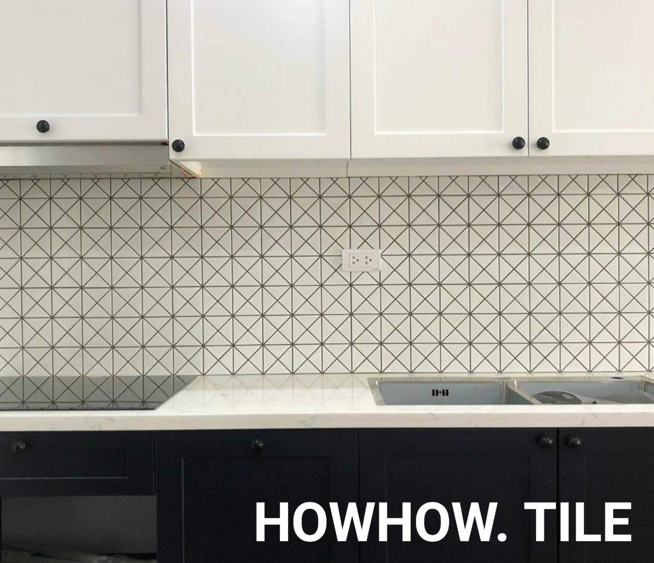 馬賽克---北歐幾何霧黑/霧白