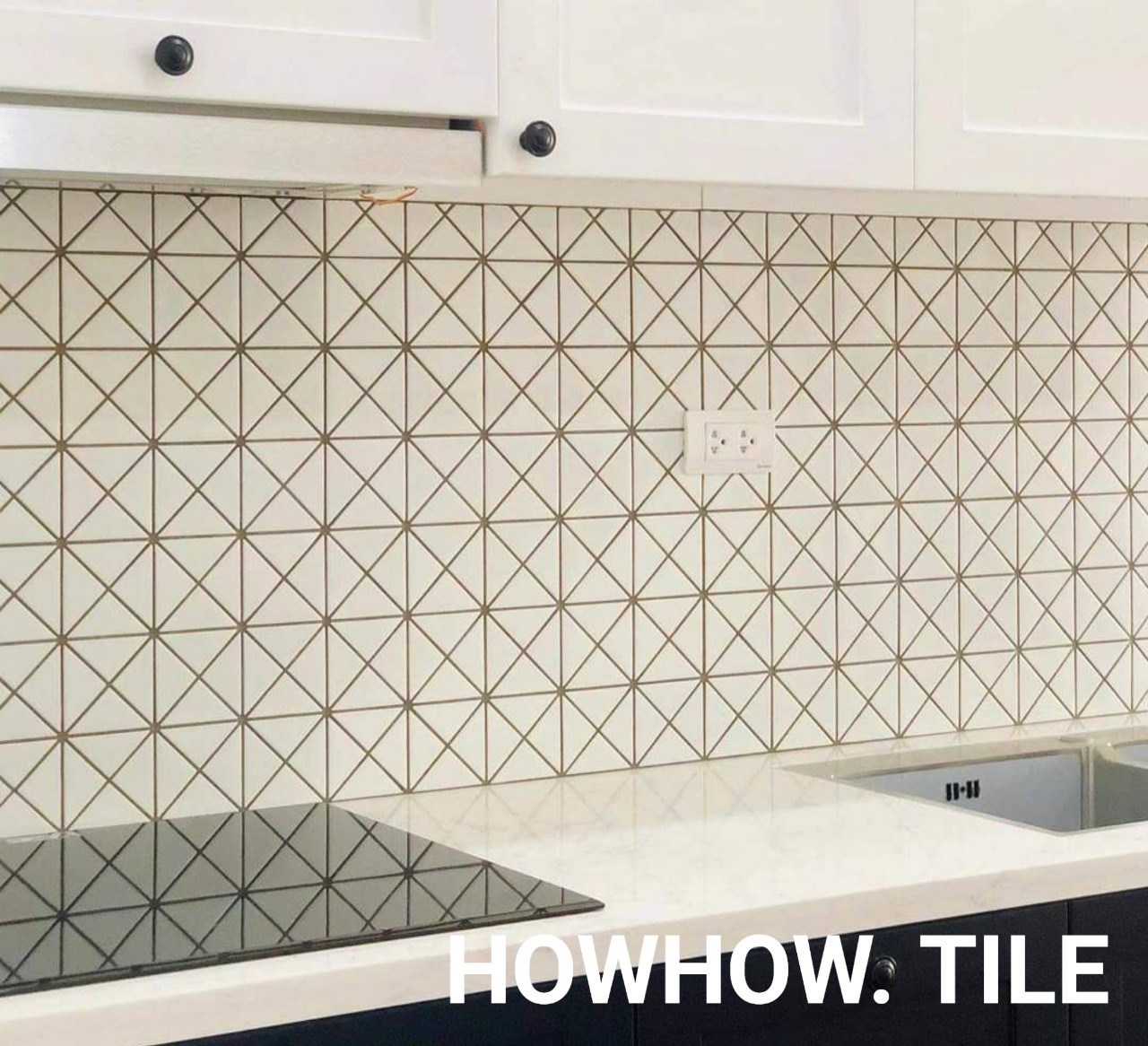 馬賽克---北歐幾何霧黑/霧白