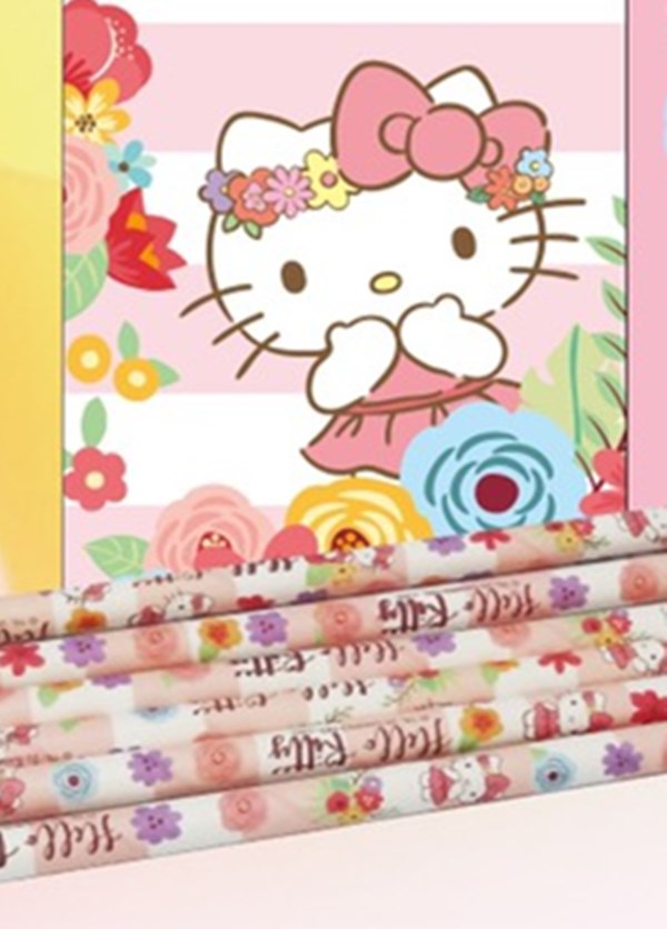 三麗鷗系列  Hello Kitty 凱蒂貓 斜口紙吸管 50P (2款)  4713077269343