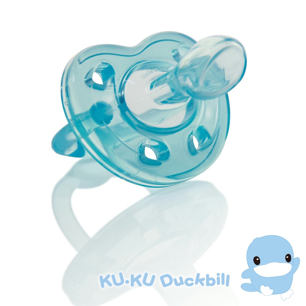 KUKU酷咕鴨 馬卡龍全矽膠安撫奶嘴