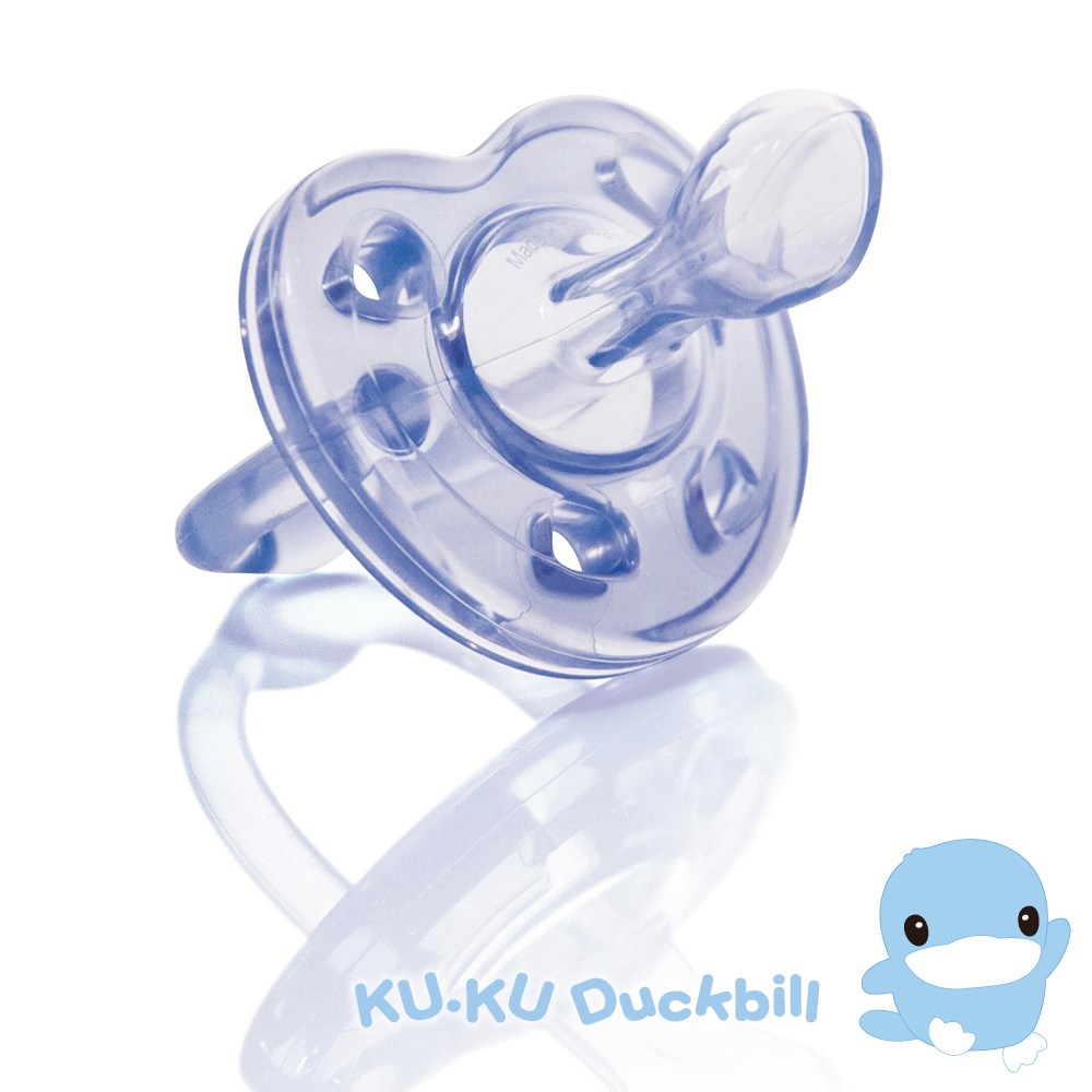 KUKU酷咕鴨 馬卡龍全矽膠安撫奶嘴
