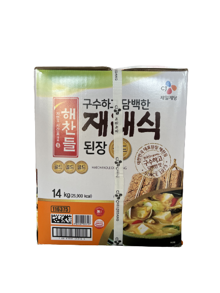 CJ味噌醬14公斤裝/桶，大豆發酵、無動物添加，鹹香發酵味明顯，台南高雄屏東快速配送