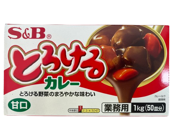 愛思必特樂口野菜咖哩塊(甜味)1公斤，帶來自然清甜與豐富層次感，台南高雄屏東快速配送