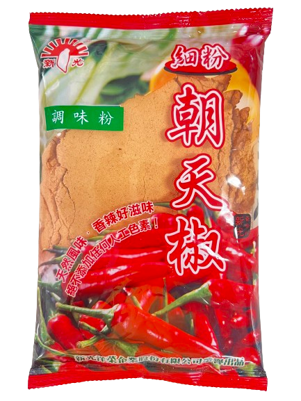 新光細粉朝天椒(辣椒粉)，具有典型辣椒的鮮香，300克/包，高辣香氣足、粉質細緻，適合拌炒、撒粉與製作辣油，無添加色素與防腐劑，辣味控與專業餐廳必備辛香料，台南高雄屏東配送