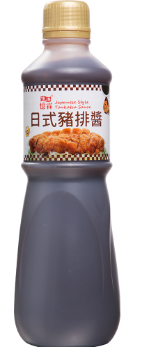 憶霖日式豬排醬1.2公斤瓶裝，濃郁酸甜風味、層次豐富，是炸豬排與日式炸物的靈魂沾醬，餐飲業與家庭都適用，台南高雄屏東快速配送