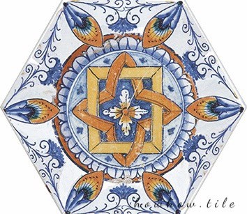 西班牙進口EQUIPE六角素花磚（17.5*20cm)DC