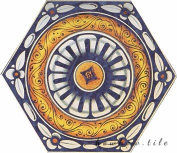 西班牙進口EQUIPE六角素花磚（17.5*20cm)DC