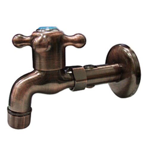 SD-301ATG 古銅十字靜音調壓龍頭(可加省水器或皮管)