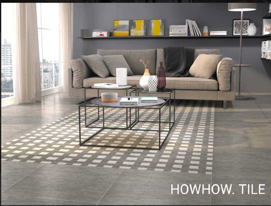 西班牙進口時尚半拋面素花磚（60*60cm)JY2170