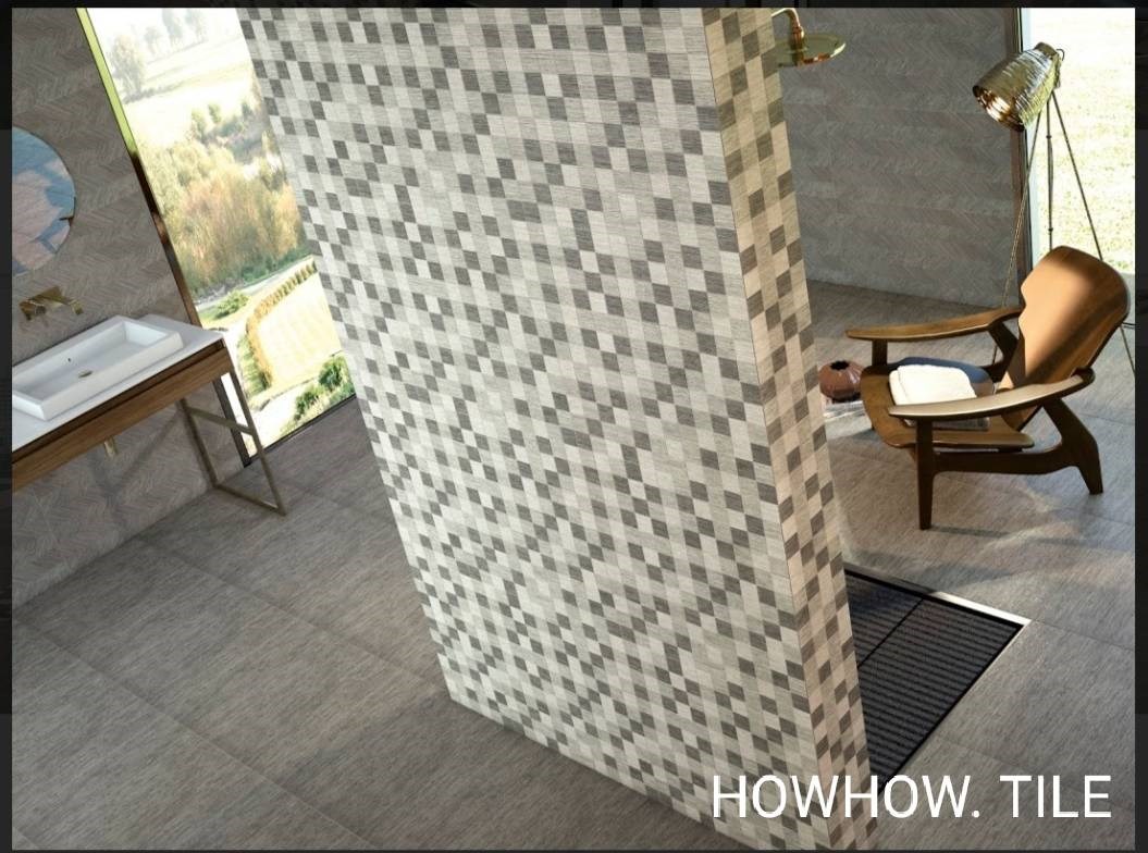 西班牙進口時尚半拋面素花磚（60*60cm)JY2170