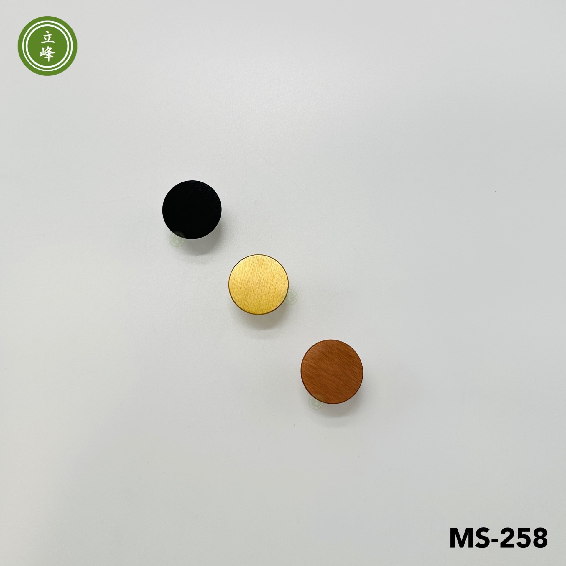 MS-258【金色】圓形 單顆把手 