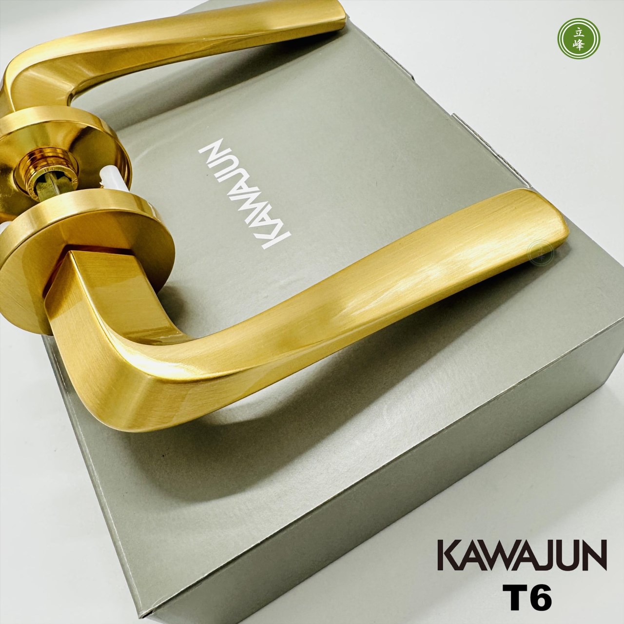 KAWAJUN-T6-拉絲金 水平把手