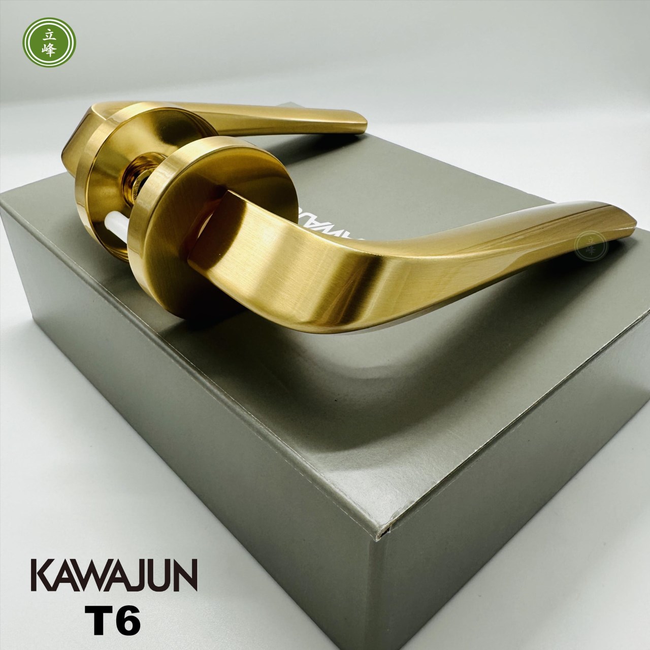 KAWAJUN-T6-拉絲金 水平把手