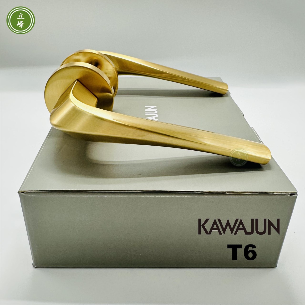 KAWAJUN-T6-拉絲金 水平把手