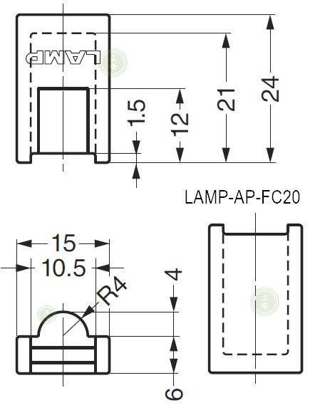 日本-LAMP AP-DH 鋁製棚柱 6尺 【內崁式】