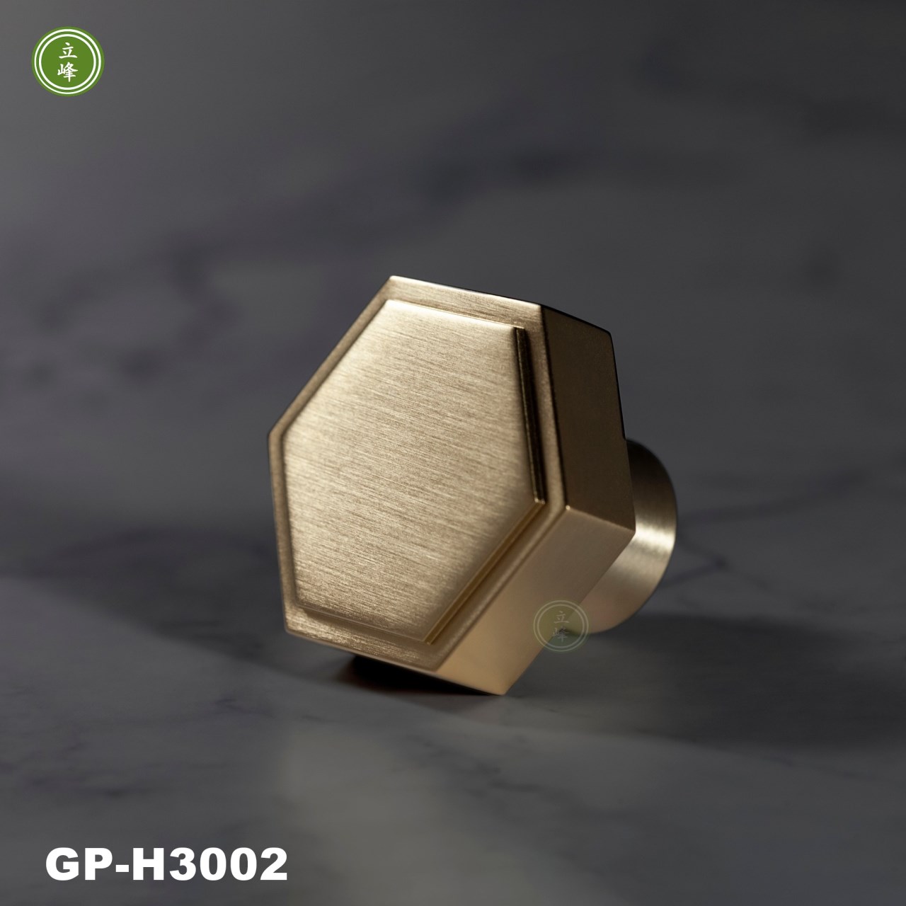 GP-H3002 六角雙層把手【銅材質】