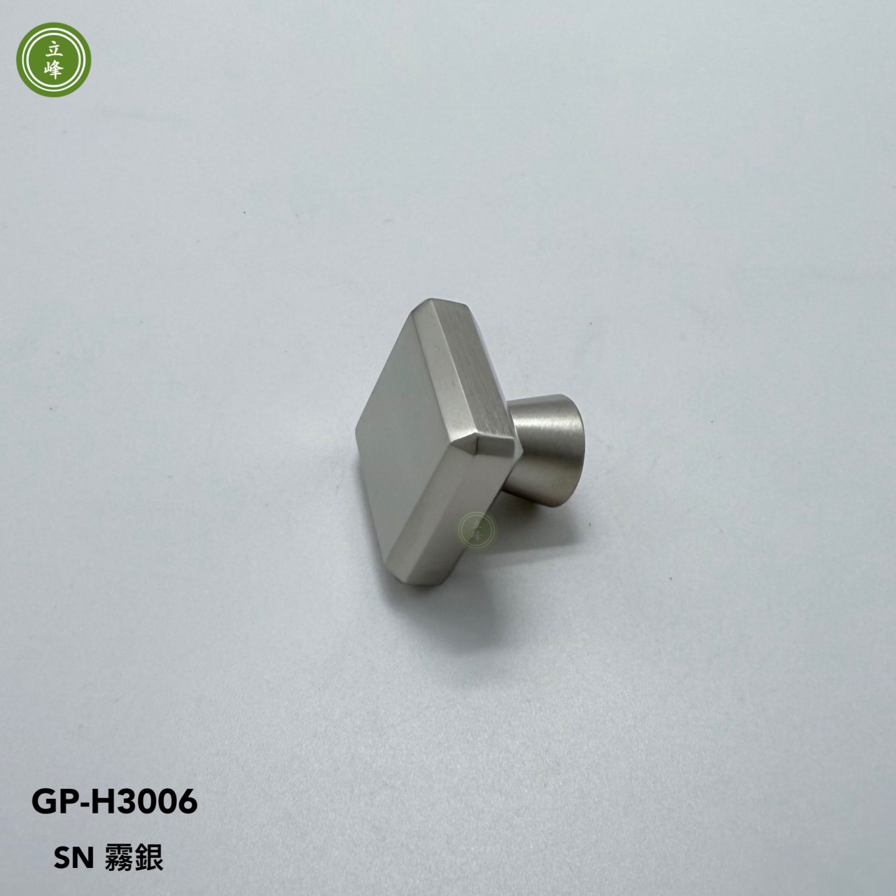 GP-H3006 八角斜邊把手【霧銀色 銅材質】