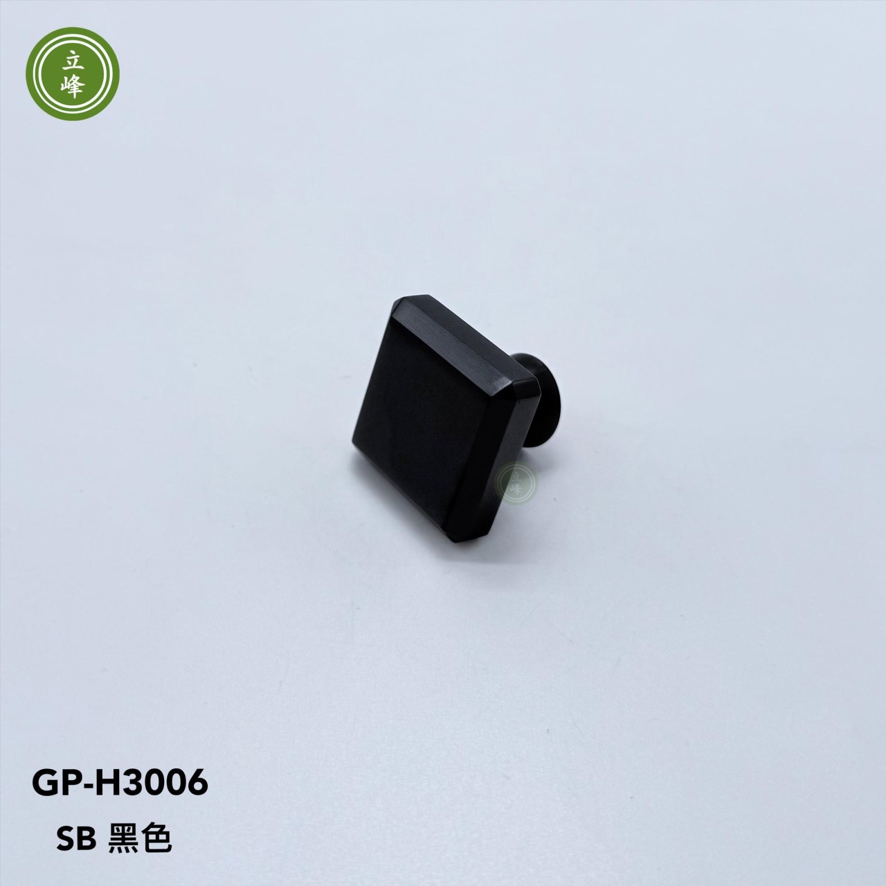 GP-H3006 八角斜邊把手【黑色 銅材質】