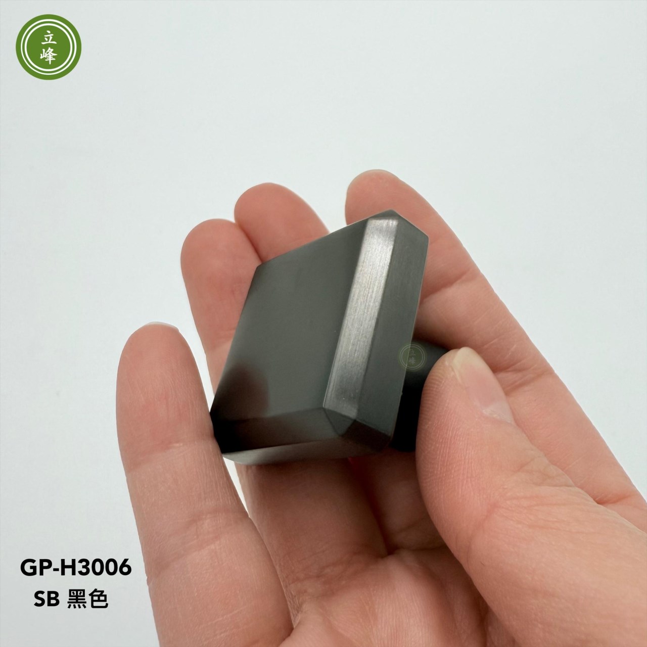 GP-H3006 八角斜邊把手【黑色 銅材質】