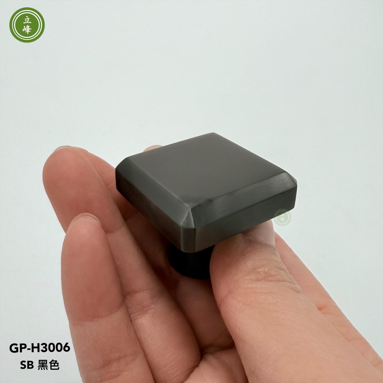 GP-H3006 八角斜邊把手【黑色 銅材質】