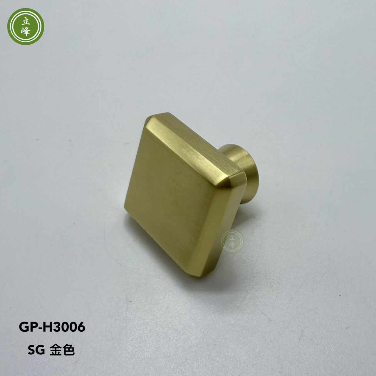 GP-H3006 八角斜邊把手【金色 銅材質】 
