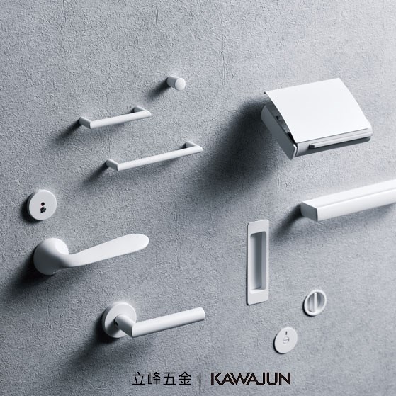 KAWAJUN-V1-白色 水平把手 
