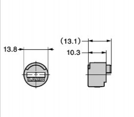 日本LAMP-AP-FK20C 隔板托螺母插銷-白色