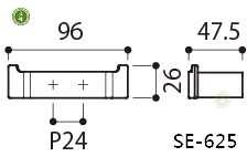 KAWAJUN SE-625《P03玫瑰金》雙掛勾