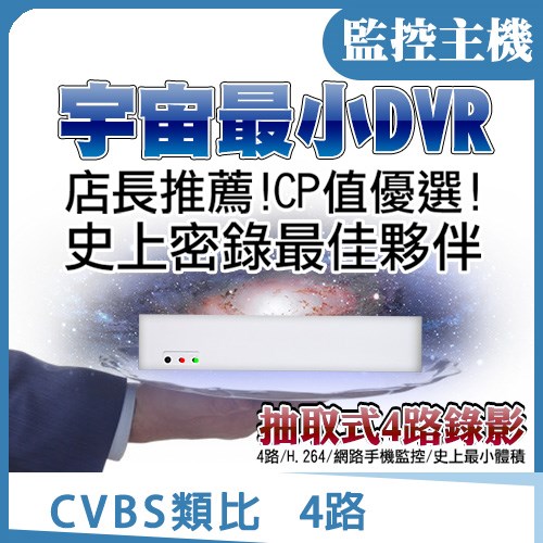4路 類比 車載 主機 DVR H.264 網路 迷你機型 搭 2.5吋 硬碟