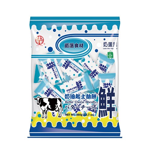 中祥-奶油起士酥餅(奶蛋素)300g