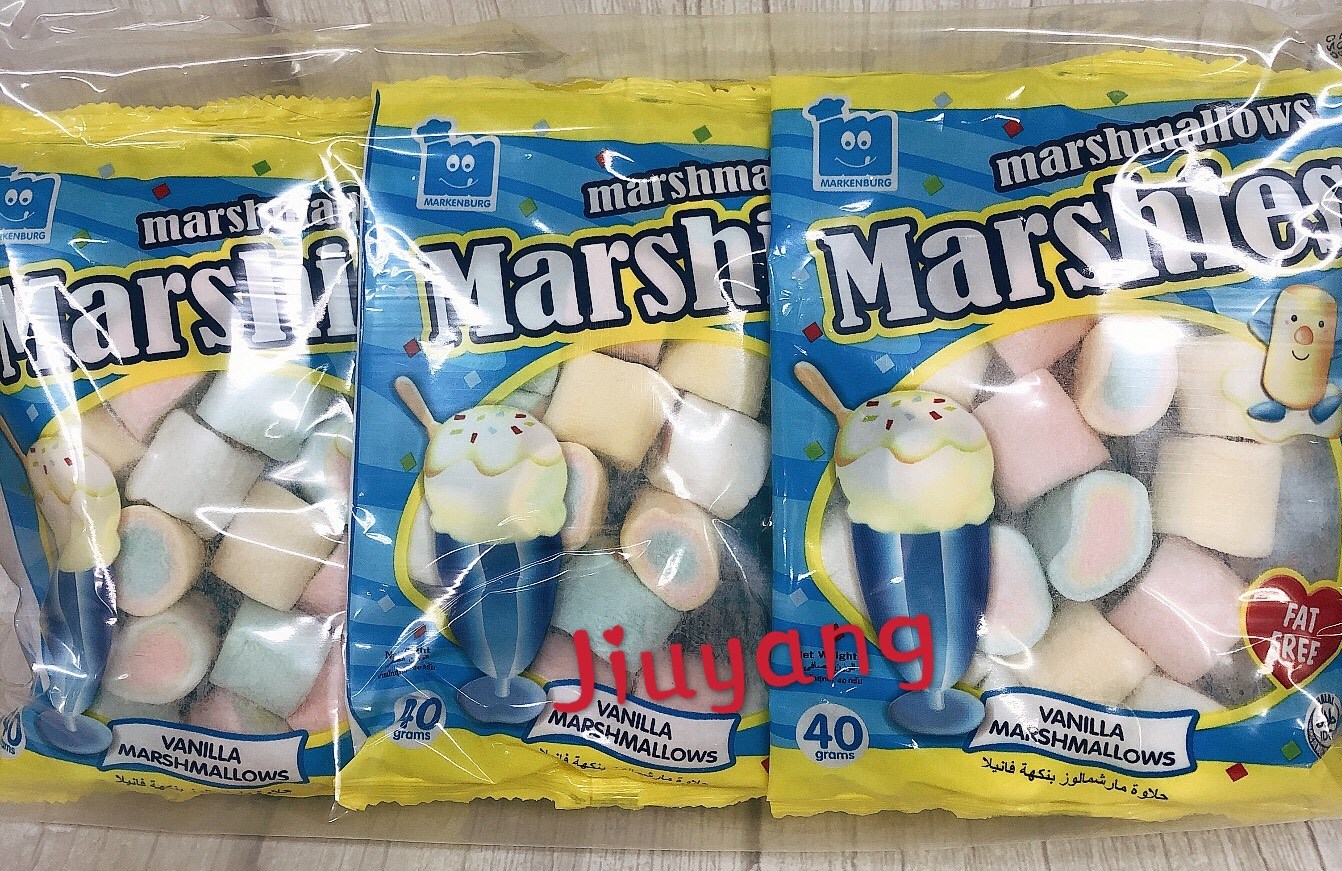 Marshies Marshmallows香草冰淇淋棉花糖40gx12